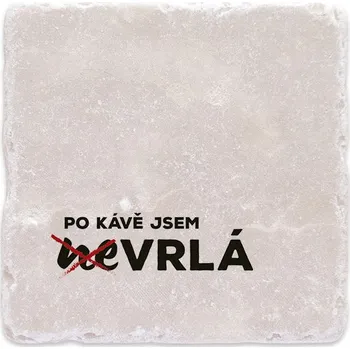 Digitální fotoaparát Mramorový tácek - Po kávě jsem vrlá