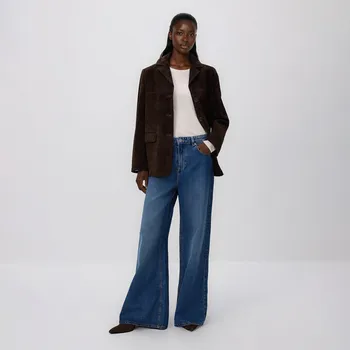 Reserved - Džíny wide leg - modrá - 532GE-55J - 532GE-55J-46