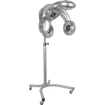 Kadeřnické křeslo GABBIANO STOJACÍ INFRAZONE GL-505S STŘÍBRNÁ