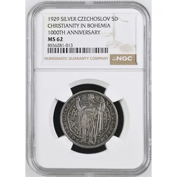 5D Milénium Sv. Václava 1929 NGC MS 62