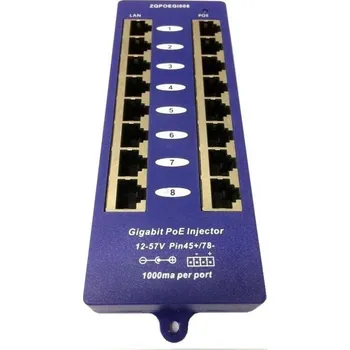 Rozvaděč POE gigabitový stíněný 8-portový pasivní panel 0.05000 Kg ELEKTRO Sklad1 52907883 (0.05000 Kg ELEKTRO Sklad1 52907883)