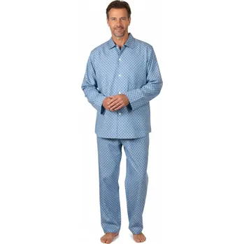 Pánské pyžamo LUIZ Pánské pyžamo na knoflíky -Bavlna- Karel 65 Velikost: 50