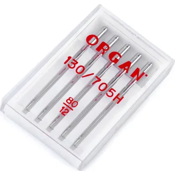 Jehly Organ Universal 70;80;90;100 Varianta: 2 (80/12) nikl, Balení: 1 krab. 45402/92648/207391