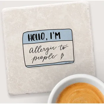 Digitální fotoaparát Mramorový tácek - Allergic to people