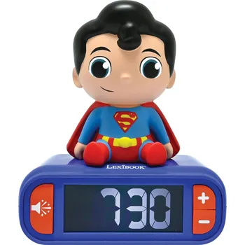 Budík Lexibook Budík s nočním 3D světlem - Superman