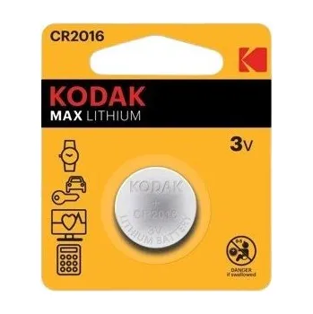 Článková baterie Baterie Kodak CR 2016 MAX Lithium 1ks, blistr 0.01000 Kg ELEKTRO Sklad1 55146120 (0.01000 Kg ELEKTRO Sklad1 55146120)