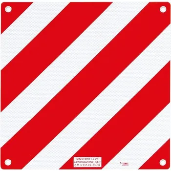 Signální reflexní Alu tabulka pro zadní nosiče kol 000147800000