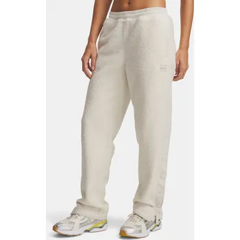 Dámské kalhoty Dámské sportovní kalhoty Under Armour UA High Pile F 6007325-110 Bílá SM