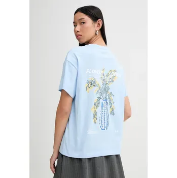 Dámské tričko Bavlněné tričko Marc O'Polo 5000009349 modrá 95X, vel. XS