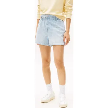 Dámské kraťasy Tommy Jeans dámské modré pruhované džínové šortky 99910875-8720638833680