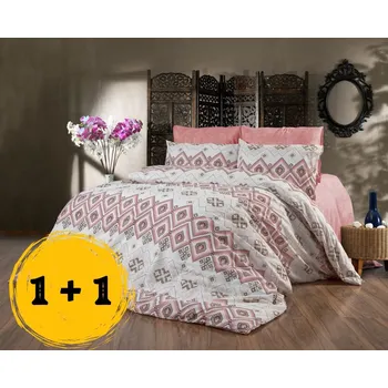 Povlečení Bavlněné povlečení Klenot růžový Velikost: 70x90, 140x220 cm