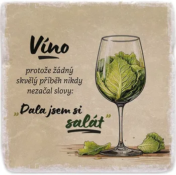 Digitální fotoaparát Mramorový tácek - Dala jsem si salát