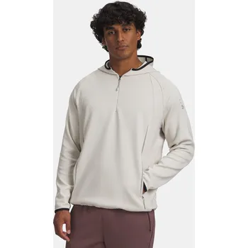 Pánská bunda Pánská bunda Under Armour UA Halo CW 1/2 Zip-WHT 6007755-110 Bílá LG