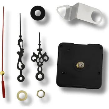 WOODRESIN Hodinový strojek rustikální černé ručičky 12mm