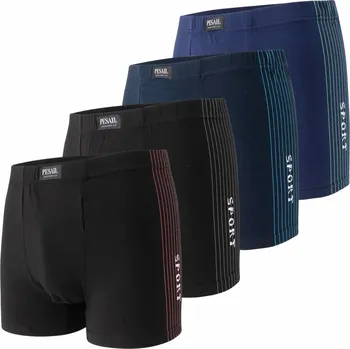 Boxerky FANNIFEN Pánské bavlněné boxerky G55494 4ks v balení Barva: Mix, Velikost: XL