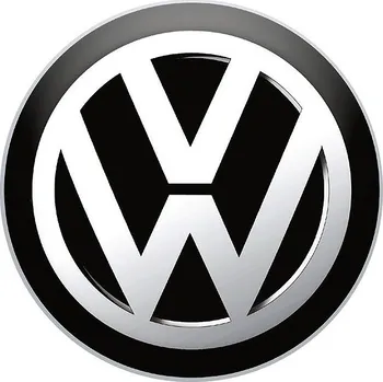 Poklice na kolo Panacea Pryskyřicové samolepky středy kol Volkswagen černé - 4ks