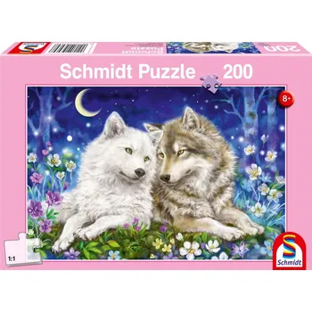 Puzzle Schmidt puzzle Roztomilí vlci 200 dílků