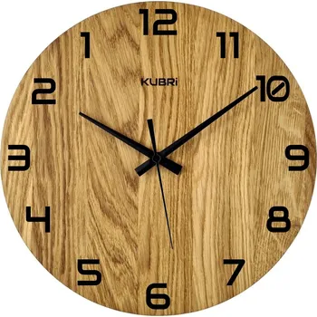 Hodiny Dubové hodiny české výroby KUBRi 0028REV2 s opačným chodem