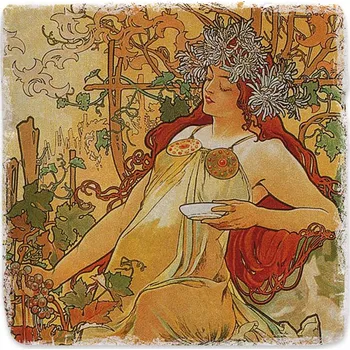 Digitální kompakt Mramorový tácek - Podzim