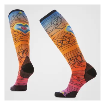 Dětské termo ponožky Smartwool ski podkolenka s potiskem