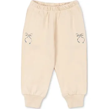 Chlapecké kalhoty Dětské bavlněné tepláky Konges Sløjd LOUPY LOU SWEAT PANTS OCS béžová barva, KS104349 KS104349.PreSpring 02X, vel. 92