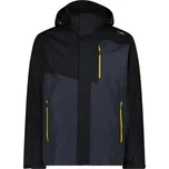 CMP Zip Hood bunda - 0 - černá | šedá - 52