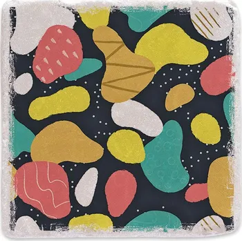 Digitální kompakt Mramorový tácek - Barevný vzor 04