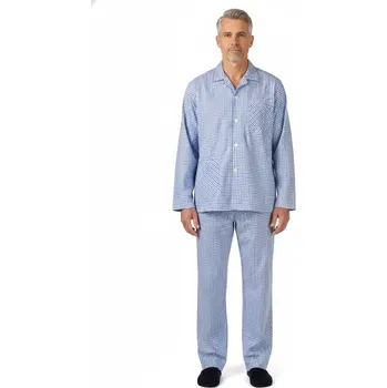 LUIZ Pánské pyžamo na knoflíky -Bavlna- Karel 64 Velikost: 48