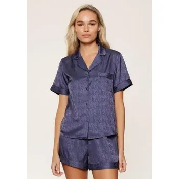 Dámské oblečení Dámské pyžamo LingaDore 5509 FNT131124 tm.modrá M