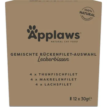 Krmivo pro kočku 12x30g Applaws Cat Loin Multipack