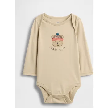 GAP Chlapecké Baby body s potiskem GAP Béžová 3-6 měsíců (2963236)