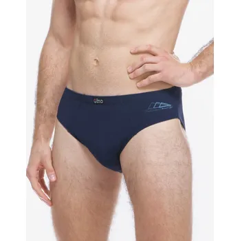 Slipy Gina Výhodné balení 5 kusů - Slipy s úzkým bokem 70073P Barva/Velikost: lékořice, azurová / S/M