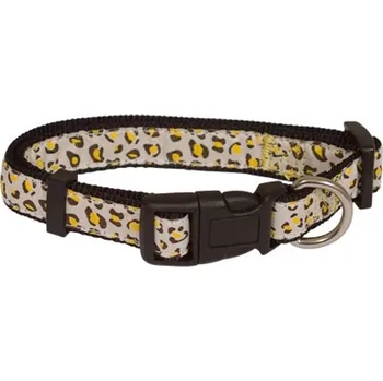 Obojek pro psa Obojek Savane Nylon - Beige Leopard 29-48cm x 20 mm