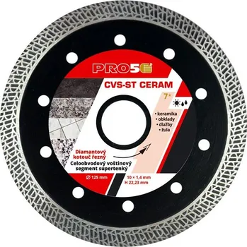 Řezný kotouč PRO5 | diamantový kotouč na obklady a dlažbu Ø125 mm – jolly hrany