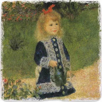 Digitální fotoaparát Mramorový tácek - Dívka s konvičkou