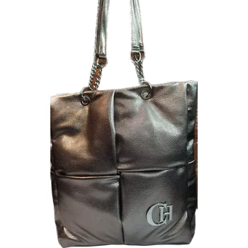 Kabelka Dámská kabelka Chiara Konea - stříbrná/ lesk