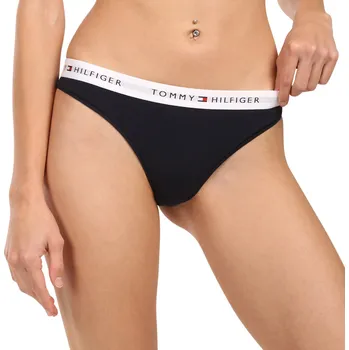 Kalhotky Dámská tanga Tommy Hilfiger modrá (UW0UW03835 DW5) XL UW0UW03835 DW5 Možnost vrácení zboží ZDARMA do 120 dnů!
