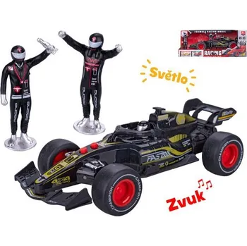 autíčko M.T. Formule na setrvačník se světlem a zvukem a 2 piloty