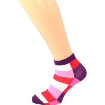 Dámské ponožky Gapo Dámské kotníkové ponožky Kostka 1. Velikost: 3-4 (EU 35-37), 2. Barva: Fialová