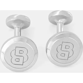 Manžetový knoflíček Manžetové knoflíčky BOSS B-LOGOBB-CUF 50532323 stříbrná SLV, vel. ONE SIZE