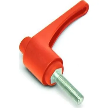 Pojezdové kolečko KLH 80 M10x40 Přestavitelná páčka plastová ,oranžová 11160184