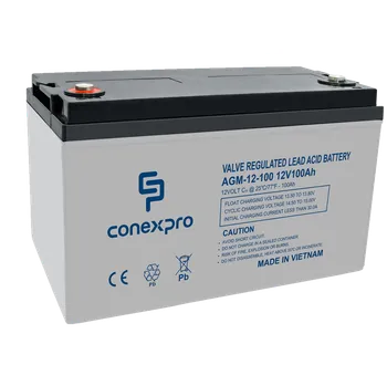 Autobaterie Baterie Conexpro AGM-12-100 VRLA AGM 12V/100Ah, T16 28.50000 Kg ELEKTRO Sklad1 52350032 (28.50000 Kg ELEKTRO Sklad1 52350032)