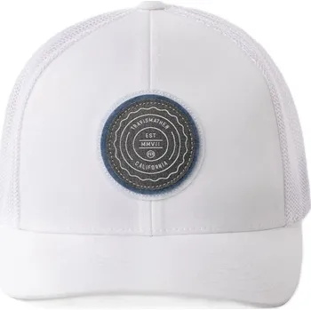 Čepice Travis Mathew The Patch pánská kšiltovka, bílá