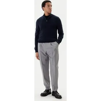 Pánská móda BOSS Svetr H-Hemarlo 50549984 Tmavomodrá Regular Fit L