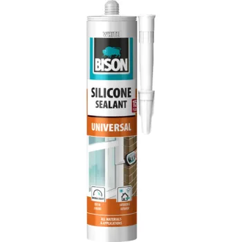 Tmel BISON silikonový tmel SILICONE UNIVERSAL 280 ml Čirá