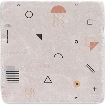 Digitální fotoaparát Mramorový tácek - Memphis vzor 04