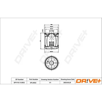Olejový filtr Olejový filtr Dr!ve+ DP1110.11.0032