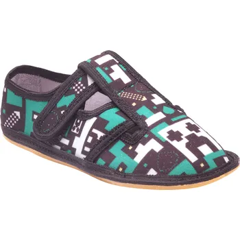 Chlapecké bačkory Dětská textilní barefoot obuv Bighorn MAHURY 5101 I Velikost: 33