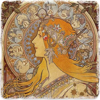 Digitální kompakt Mramorový tácek - Zvěrokruh