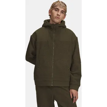 Pánská mikina Under Armour Pánská mikina UA High Pile Fleece FZ-GR 6007055-308 Zelená SM